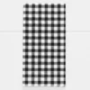 Vichy Check Dinner Serviette 30 Pk Black & White