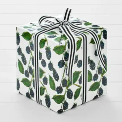 Blackberry Wrapping Paper 3m Navy