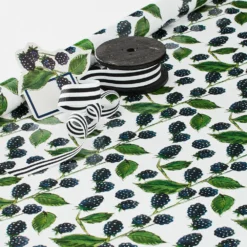 Blackberry Wrapping Paper 3m Navy -Provincialhomeliving 1117262644 c