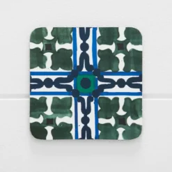 Porter Mykonos Coaster Green & Blue