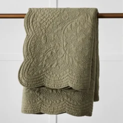 Pembroke Coverlet 240x260 Celadon