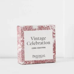 Porter Noelle Vintage Coaster 6 Pk RED -Provincialhomeliving 1117262691 d