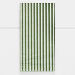 Noelle Nordic Stripe Dinner Serviette 30 Pk GREEN