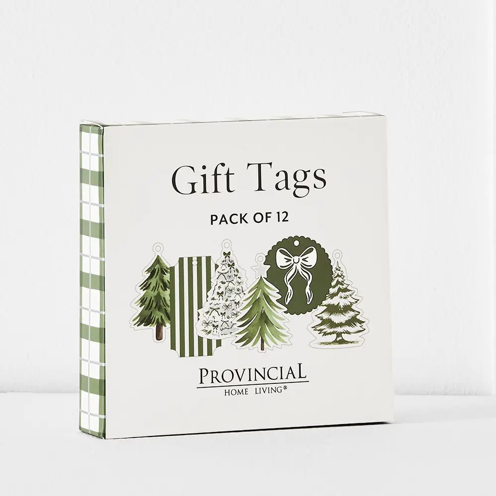 Noelle Gift Tag 12 Pk GREEN 3 Noelle Gift Tag 12 Pk GREEN
