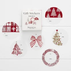 Noelle Gift Sticker 24 Pk RED 5 Noelle Gift Sticker 24 Pk RED -Provincialhomeliving 1117262722 c
