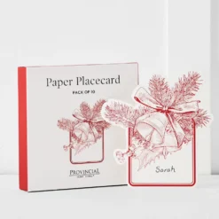 Noelle Vintage Celebration Placecard 10 Pk RED