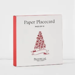 Noelle Vintage Bow Placecard 10 Pk RED 8 Noelle Vintage Bow Placecard 10 Pk RED -Provincialhomeliving 1117262724 c