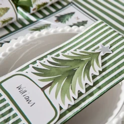 Noelle Nordic Forest Placecard 10 Pk GREEN -Provincialhomeliving 1117262725 d 1