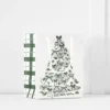 Noelle Nordic Bow Tree Gift Bag M GREEN -Provincialhomeliving 1117262731 a