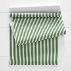 Noelle Nordic Stripe Paper Runner GREEN