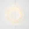 Noelle LED Wreath 50cm White 2 Noelle LED Wreath 50cm White -Provincialhomeliving 1117262761 a