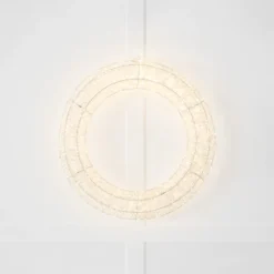 Noelle LED Wreath 50cm White