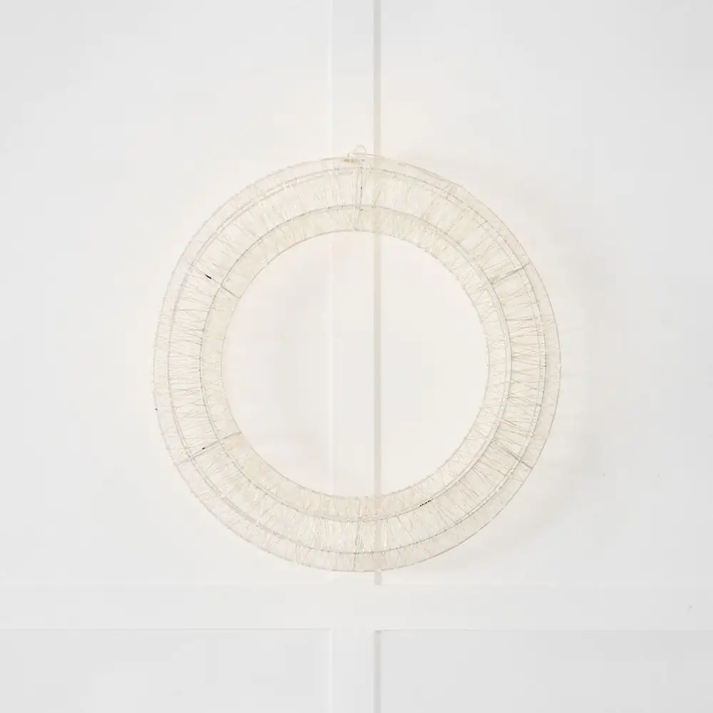 Noelle LED Wreath 50cm White 4 Noelle LED Wreath 50cm White - Image 2