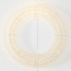 Noelle LED Wreath 80cm White