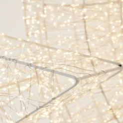 Noelle LED Wreath 55cm White 9 Noelle LED Wreath 55cm White -Provincialhomeliving 1117262763 d