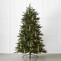 Noelle White Taper Candle Clips 10-Pack with Remote – Battery Operated Christmas Tree Lights -Provincialhomeliving 1117262765 c