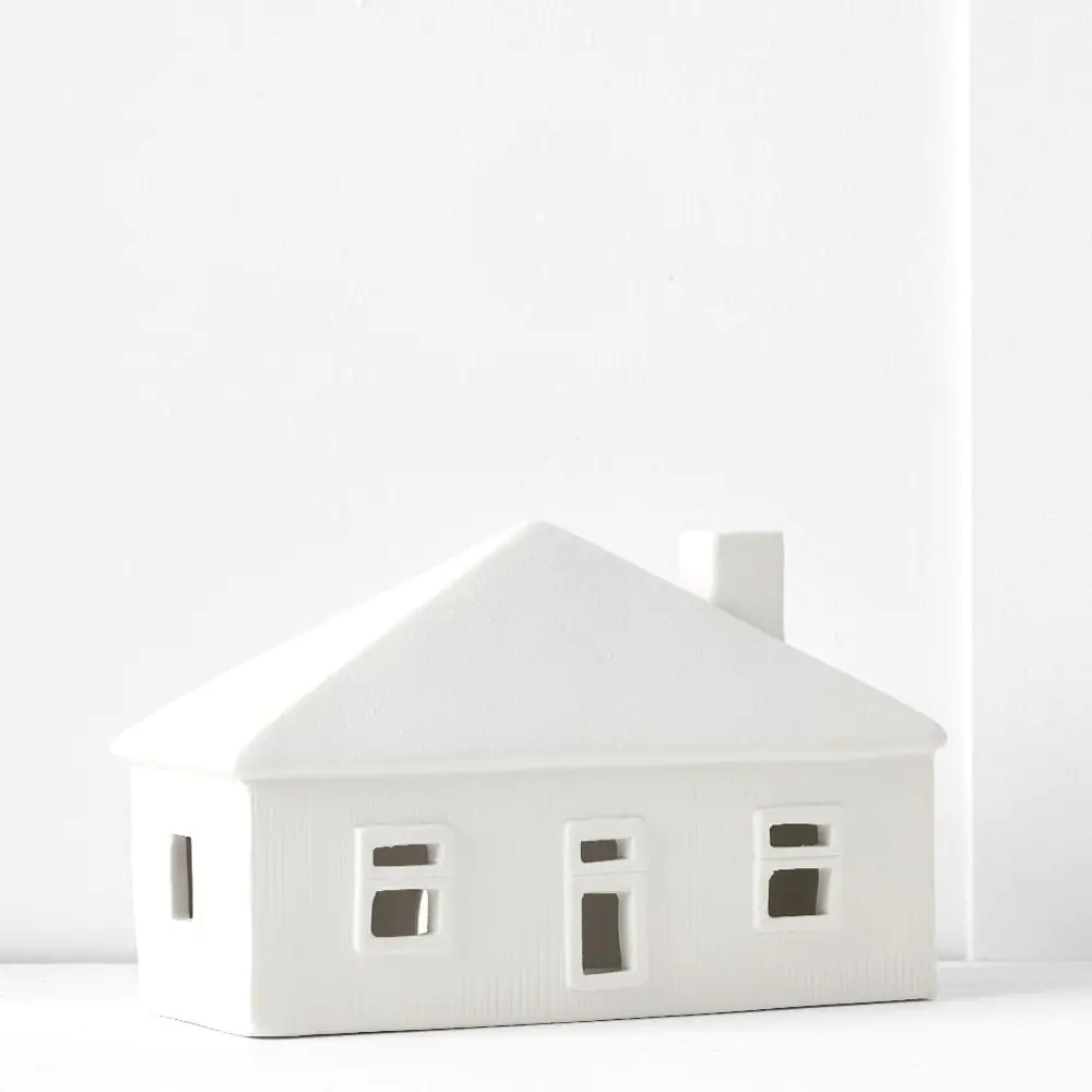 Noelle Barn Tealight Holder White 4 Noelle Barn Tealight Holder White - Image 2