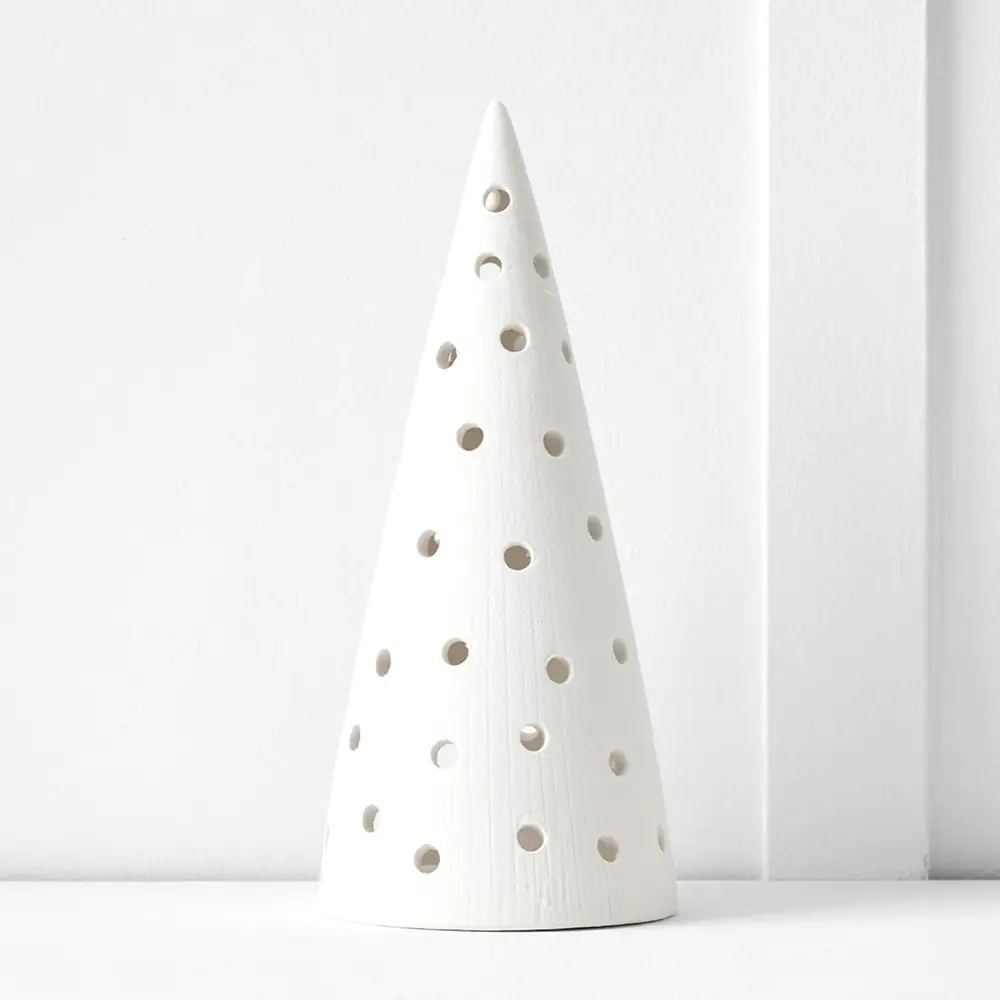 Noelle Tealight Tree L White 4 Noelle Tealight Tree L White - Image 2
