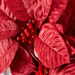 Noelle Poinsettia Pot RED -Provincialhomeliving 1117262795 d