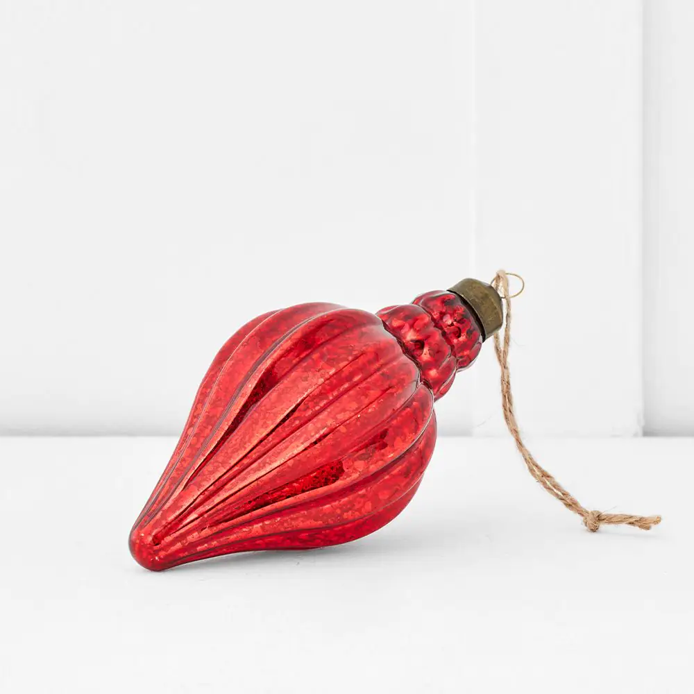 Noelle Drop Bauble RED 4 Noelle Drop Bauble RED - Image 2