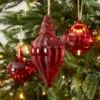 Noelle Vintage Bauble 3 Pk RED 1 Noelle Vintage Bauble 3 Pk RED -Provincialhomeliving 1117262835 a