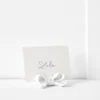 Noelle Bow Placecard Holder White 1 Noelle Bow Placecard Holder White -Provincialhomeliving 1117262841 a