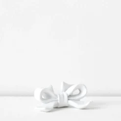 Noelle Bow Placecard Holder White -Provincialhomeliving 1117262841 b
