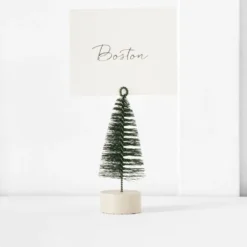 Noelle Tree Placecard Holder GREEN