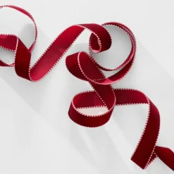 Velvet Ribbon - 5m Burgundy