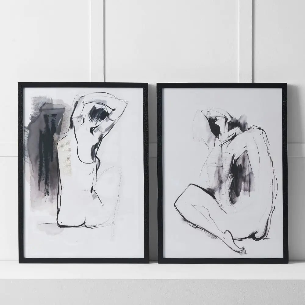 Monochrome Grace Print 53x73 Black & White 5 Monochrome Grace Print 53x73 Black & White - Image 3