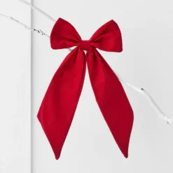 Noelle Bow Clip Decoration RED -Provincialhomeliving 1117262931 b