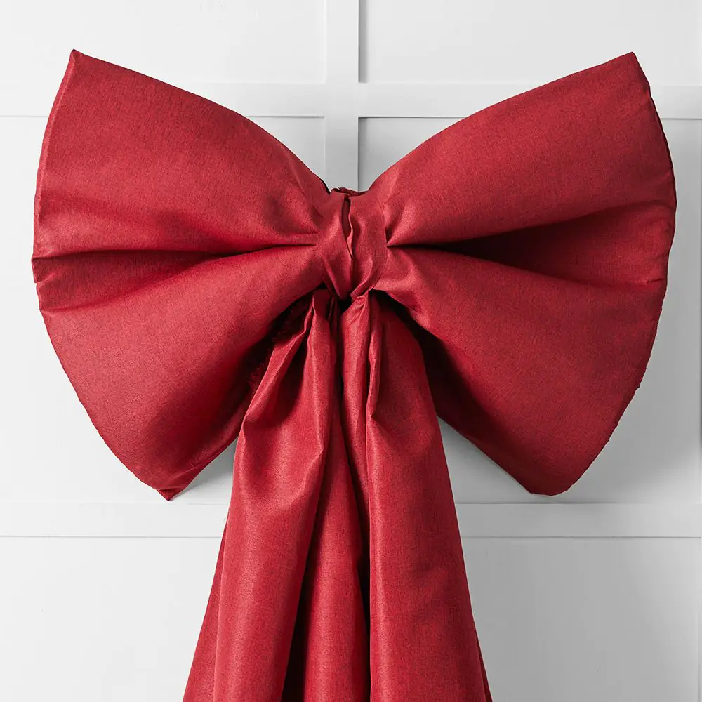 Noelle Extra Large Red Christmas Bow – Structured Foam Base Decorative Holiday Statement Bow 4 Noelle Extra Large Red Christmas Bow – Structured Foam Base Decorative Holiday Statement Bow - Image 2
