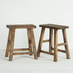 Elm Milking Stool