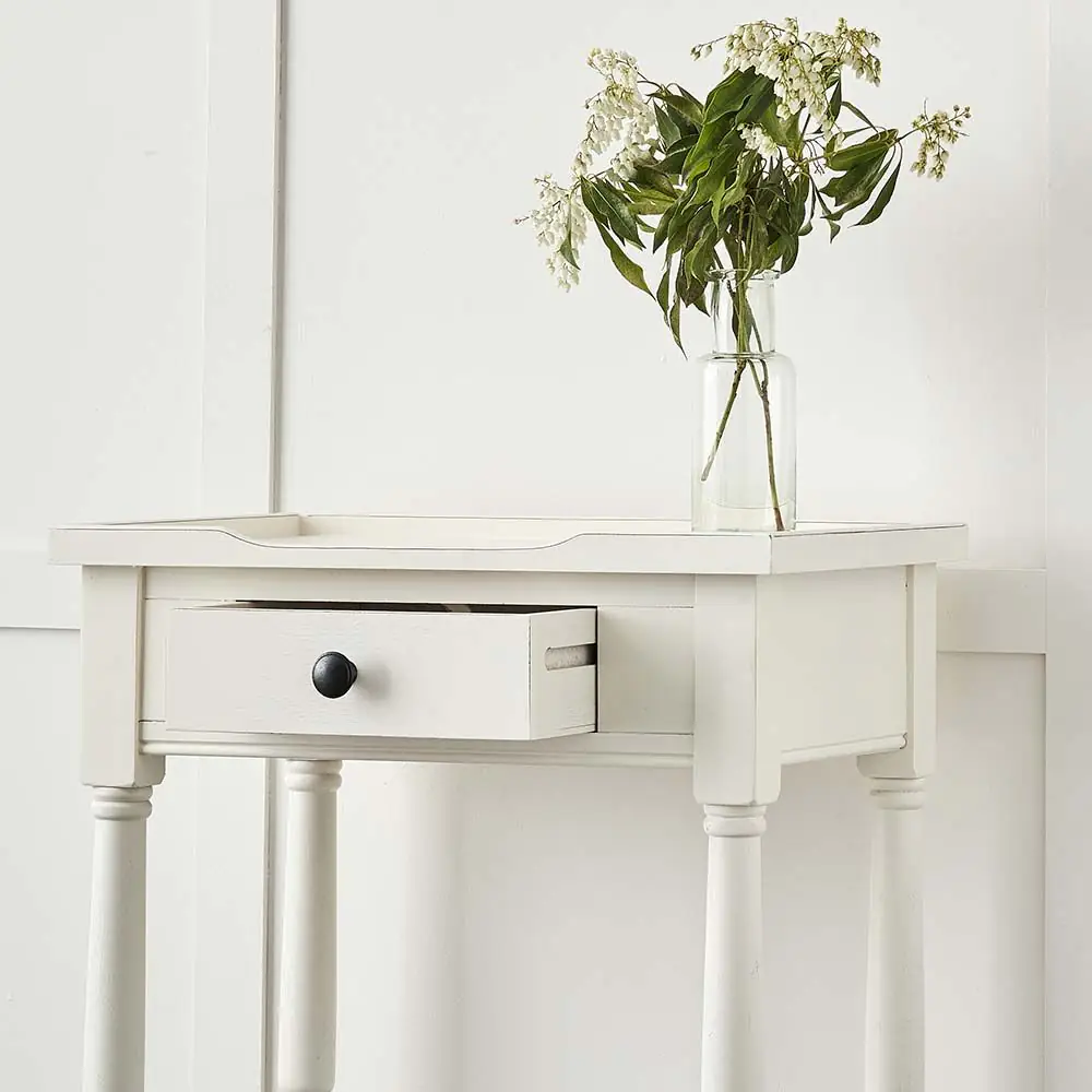 Elise Bedside Table White 6 Elise Bedside Table White - Image 4