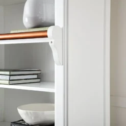 Obernai 1 Section Library White -Provincialhomeliving 2020050 e