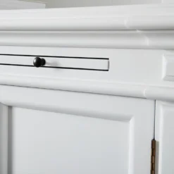 Obernai 1 Section Library White -Provincialhomeliving 2020050 g