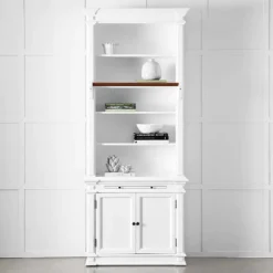 Obernai 1 Section Library White