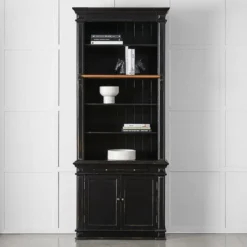 Obernai 1 Section Library Black