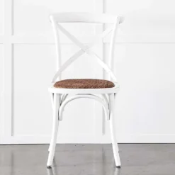 Villa Cafe Chair White -Provincialhomeliving 2030024 D