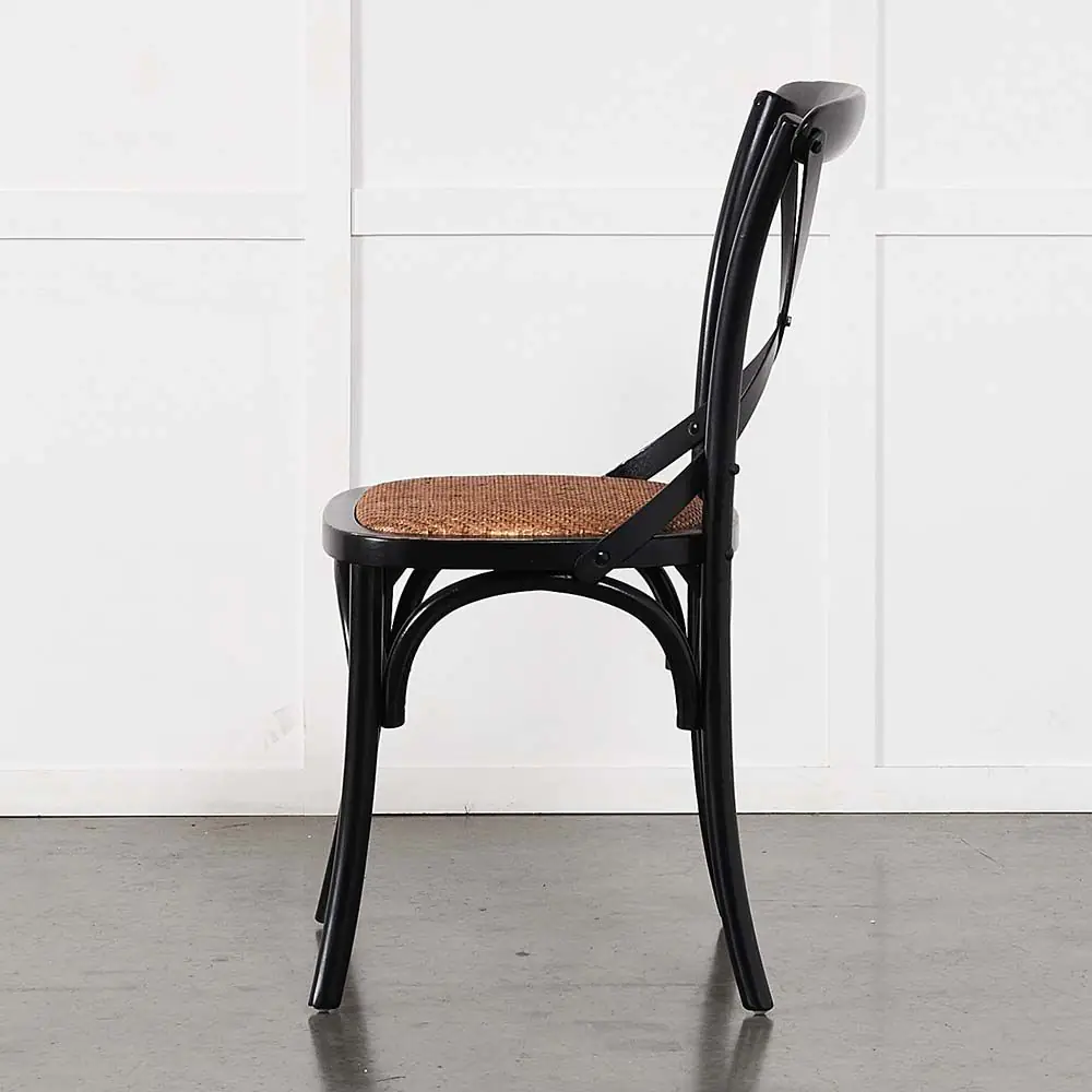 Villa Cafe Chair Aged Black 3 Villa Cafe Chair Aged Black