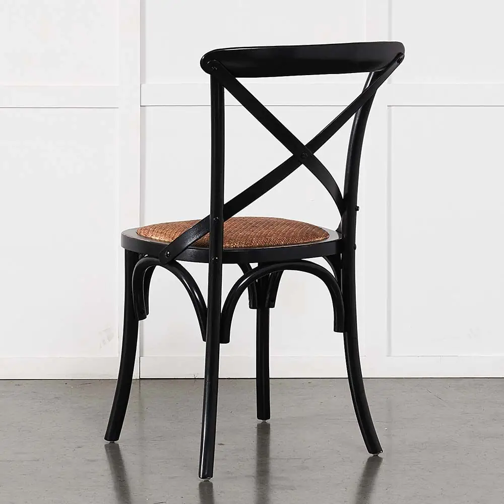 Villa Cafe Chair Aged Black 4 Villa Cafe Chair Aged Black - Image 2