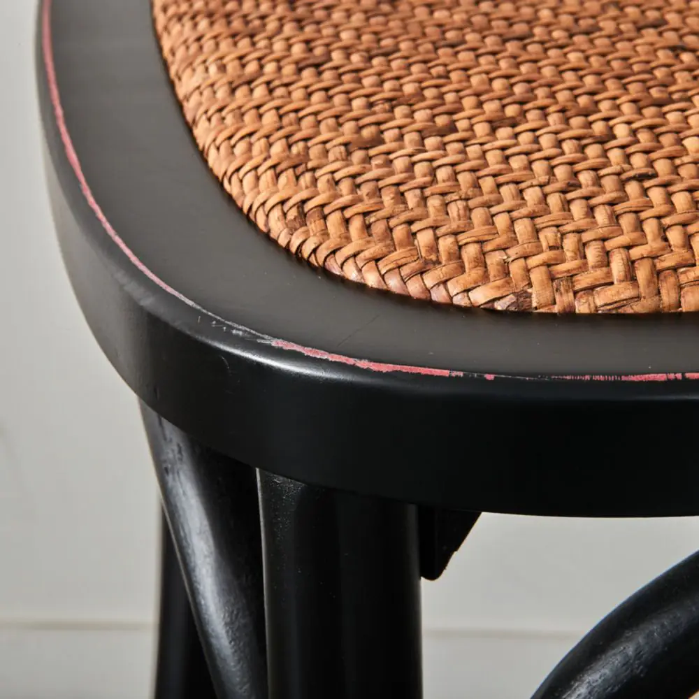 Villa Cafe Chair Aged Black 7 Villa Cafe Chair Aged Black - Image 5