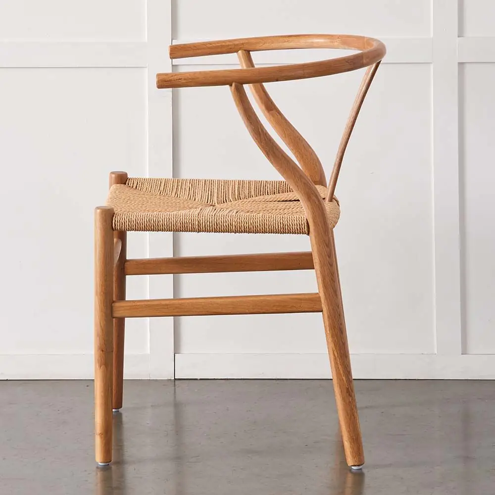 Replica Wishbone Chair Natural 5 Replica Wishbone Chair Natural - Image 3