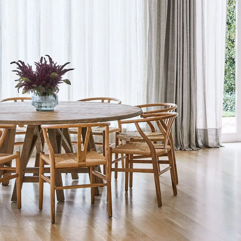 Replica Wishbone Chair Natural 4 Replica Wishbone Chair Natural - Image 2