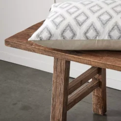 Rustic Elm Bench -Provincialhomeliving 361 E
