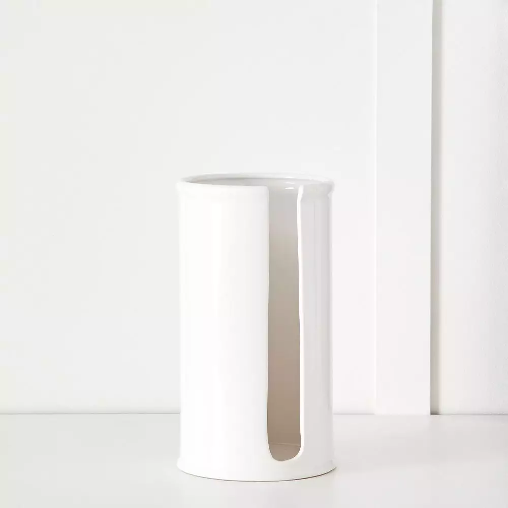 La Salle White Porcelain Toilet Roll Holder – Classic Hotel Style Bathroom Accessory 3 La Salle White Porcelain Toilet Roll Holder – Classic Hotel Style Bathroom Accessory