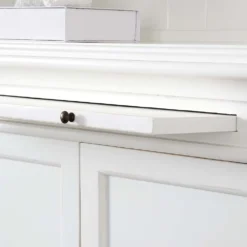 Obernai 3 Section Library White - Classic Handcrafted Large Painted Bookcase with Adjustable Shelves 18 Obernai 3 Section Library White - Classic Handcrafted Large Painted Bookcase with Adjustable Shelves -Provincialhomeliving 5583 I