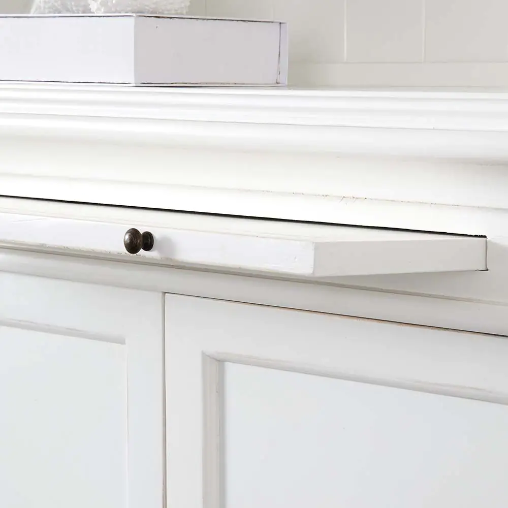 Obernai 3 Section Library White - Classic Handcrafted Large Painted Bookcase with Adjustable Shelves 10 Obernai 3 Section Library White - Classic Handcrafted Large Painted Bookcase with Adjustable Shelves - Image 8