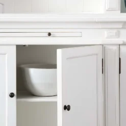 Obernai 3 Section Library White - Classic Handcrafted Large Painted Bookcase with Adjustable Shelves 19 Obernai 3 Section Library White - Classic Handcrafted Large Painted Bookcase with Adjustable Shelves -Provincialhomeliving 5583 J