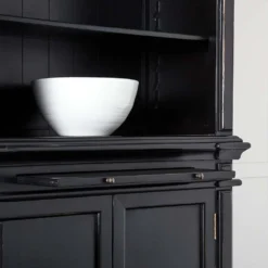 Obernai 2 Section Library Black -Provincialhomeliving 6806 F